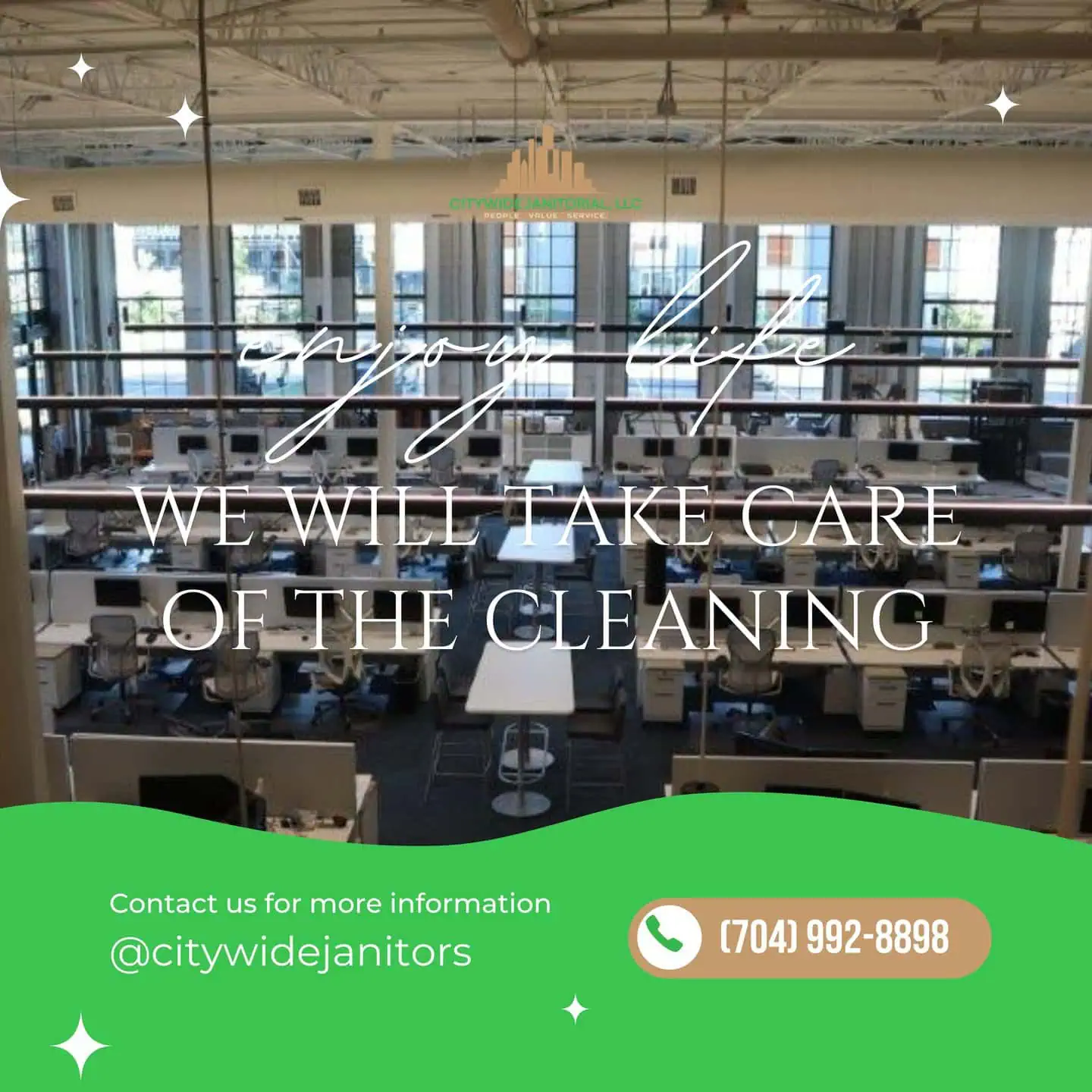 We will take Care Of The Cleaning | City Wide Janitor